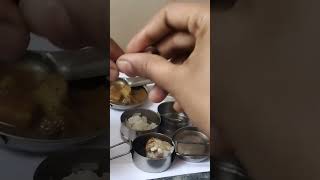 miniature cooking lunch Box piking #minilunch #lunch #shorts #ytshorts #dahivada #minicooking