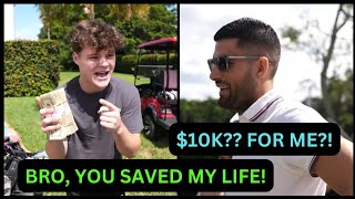 Jack Gives Fan $10,000 For SAVING Him ( HE PULLED JACK OUT OF CAR WRECK)