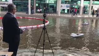 INTCATCH Robotic boats demonstrated at ECOMONDO 2017