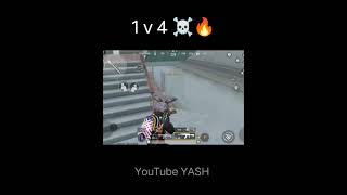 1 v 4 Clutch ☠️🔥🙌 #bgmi #youtubeshorts #trending #viral #bgmishorts #trollface #shortvideo