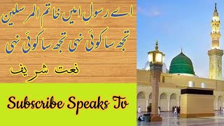 Ae Rasool e Ameen Khatam ul Nabiyin (SAW) | Naat E Rasool |