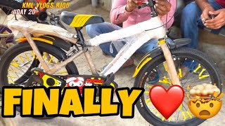 Finally ❤️😍 New Delivery mil Gya 🤣 Kml vlogs Rj05 BHARATPUR moto vlog in bharatpur