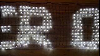 Premier 448 LED Programmable Scrolling Text Message Net Light 2m x 70cm