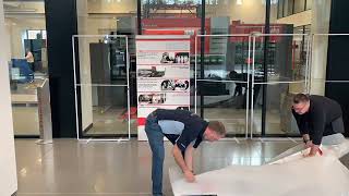 Amada History Wall Installation - Team / Employee Engagement