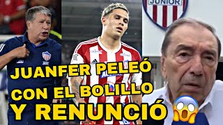 RENUNCIÓ JUAN FERNANDO QUINTERO al Junior de Barranquilla