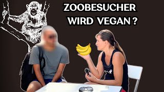 Straßengespräch: Vom Thema Zoo zum Thema Veganismus. Es hängt miteinander zusammen! #govegan #zoo