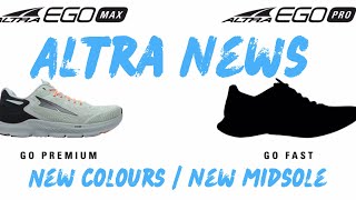 ALTRA NEW LINE UP // NEW EGO MAX #altra #altrarunning #trails #altranews #running