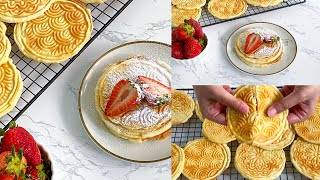 Easy Pizzelle Recipe I Italian Waffle Cookies