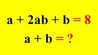 A Nice Math Olympiad Algebra Problem