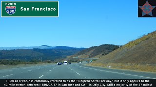 (S10 EP03) I-280 North, San Jose to San Francisco