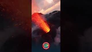 Travel is AMAZING! Iceland Edition - FPV Drone Flying on Volcano Lava | #shorts