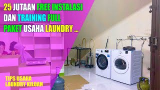 25 Jutaan FREE INSTALASI & TRAINING Paket Usaha laundry Kiloan Ekonomis Bogor