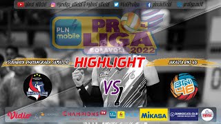 PROLIGA 2022-Highlight Match 9 (Men) Surabaya Bhayangkara Samator vs Jakarta BNI 46