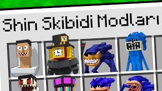 Minecraft'ta BÜTÜN YASADIŞI SKİBİDİ TOİLET-SHIN SONIC Modlarını DENEDİM!