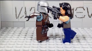 Mando Vs. Cara Dune | A Lego Star Wars Stop Motion