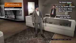 gta v online outfit (the hacker,the gangster, the bank robber