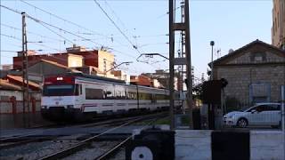 Trenes en el PN de Benifaió (Valencia) 2017