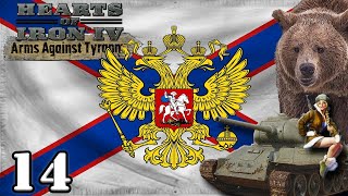 Let's Play Hearts of Iron 4 Return of the Tsar Russia | HOI4 Arms Against Tyranny Gameplay Ep. 14