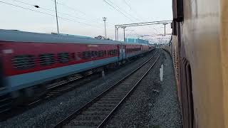 #12669 Ganga Kaveri overtakes #17643 Circar near VOC Nagar | Indian Railways |