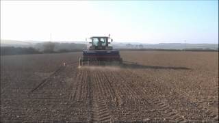 Drilling barley with Fiona