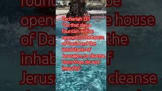 Bible Verse For Today : Zechariah 13:2 There Is A Fountain 💦That Cleanses From Sin And Impurity