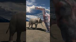 Epic Duel of Beasts Goro vs Elephant Face off