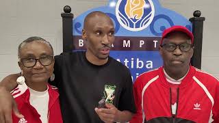 Atiba Hutchinson and his parents recaps the City of Brampton installing a Soccer Court in his name