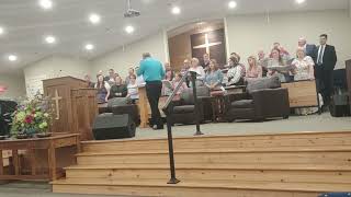 harvest Baptist Church choir.  something's happening at Joseph's tomb