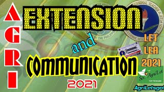 LET/LEA REVIEWER 2021 AGRI. EXTENSION AND COMMUNICATION Part1