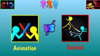 SUPREME DUELIST STICKMAN 🇷🇺 🇧🇷 Animation vs Survival 🇻🇳 #stickman #gaming #animation #shortvideo