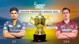 GT vs SRH, T20 Match, Sunday, 31st March, 2024, 3:30 PM Match Preview