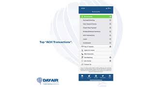 How to Check Pending ACH Transactions using the Day Air App