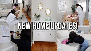 NEW HOME UPDATES! DECORATE & CLEAN WITH ME, NEW FURNITURE, AFFORDABLE ORGANIZATION TIPS & DECOR FAIL