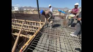 Slab concrete .casting work