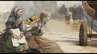 Strandszene in Cullercoats von Winslow Homer - Video und Musik von Günter Frei (Official Video)