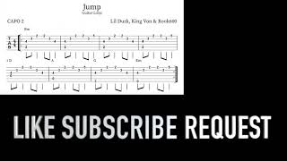 Lil Durk, King Von & Booka60 ft. Memo600 - Jump ( Guitar Loop with Tab)