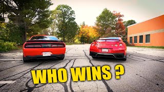 GTR vs Hellcat Exhaust Battle