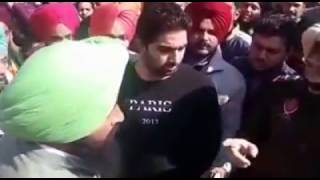 Simrangit bains arguing with Police Officer