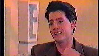 Twin Peaks - Kyle MacLachlan interview on E! (1990)