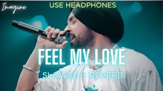 FEEL MY LOVE (SLOWED + REVERBED) | DILJEET DOSANJH | IMAGINE