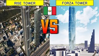 Rise Tower vs Forza Tower Comparison | Future Tallest Building Comparison