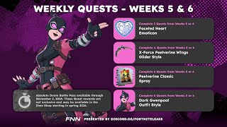 Fortnite Week 6 Weekly and Story and Birthday Quests! Yowzers!