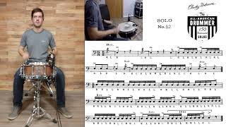 Solo Nº 52 - Charley Wilcoxon - The All-American Drummer - 150 Rudimental Solos