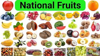 National Fruits of Countries II Fruits Representing Their Countries #ytvideo #viralvideo #countries#