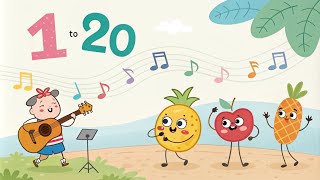 A wonderful counting song for kids from 1 _ 20 #fun #learning #number #kids #cartoon