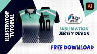 Sublimation Jersey Design | Adobe Illustrator | Tutorial | Sublimation Printing