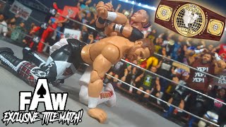 SAMI ZAYN VS KUSHIDA!!! NORTH AMERICAN TITLE WWE ACTION FIGURE MATCH!!!