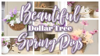 Beautiful 2022 Dollar Tree Spring DIYS | Farmhouse Spring Crafts