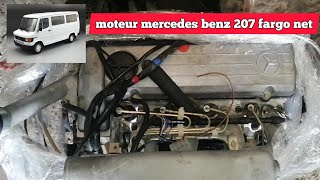 محرك مرسيديس 4 في حالة جيدة moteur Mercedes Benz 207 Fargo