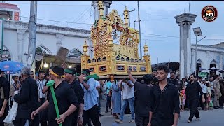 Anjuman e Haidery 9 Moharram Juloos || Nowgawan Sadat 2024-25